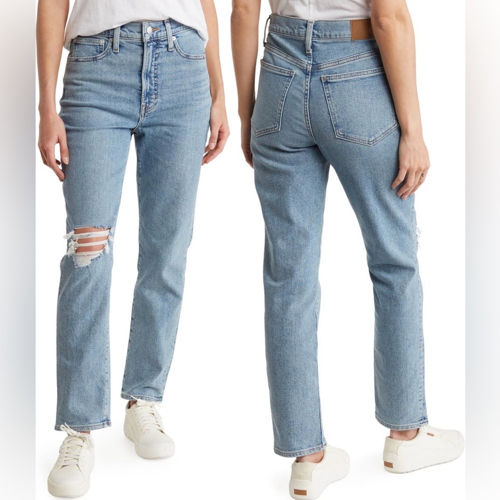 Madewell Women's High Rise Jeans - Light Blue